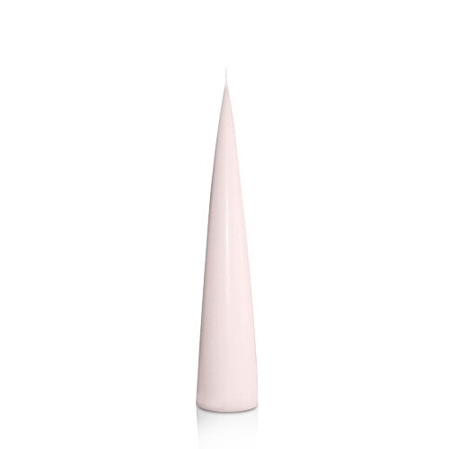 Antique Pink 4.4cm x 25cm Cone Candle, Pack of 6