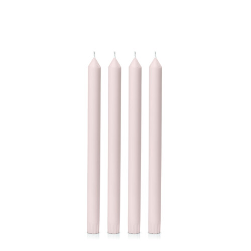 Antique Pink 30cm Dinner Candle, Pack of 4