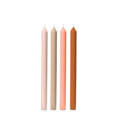 Spanish Casa 30cm Dinner Candle, Pack of 4